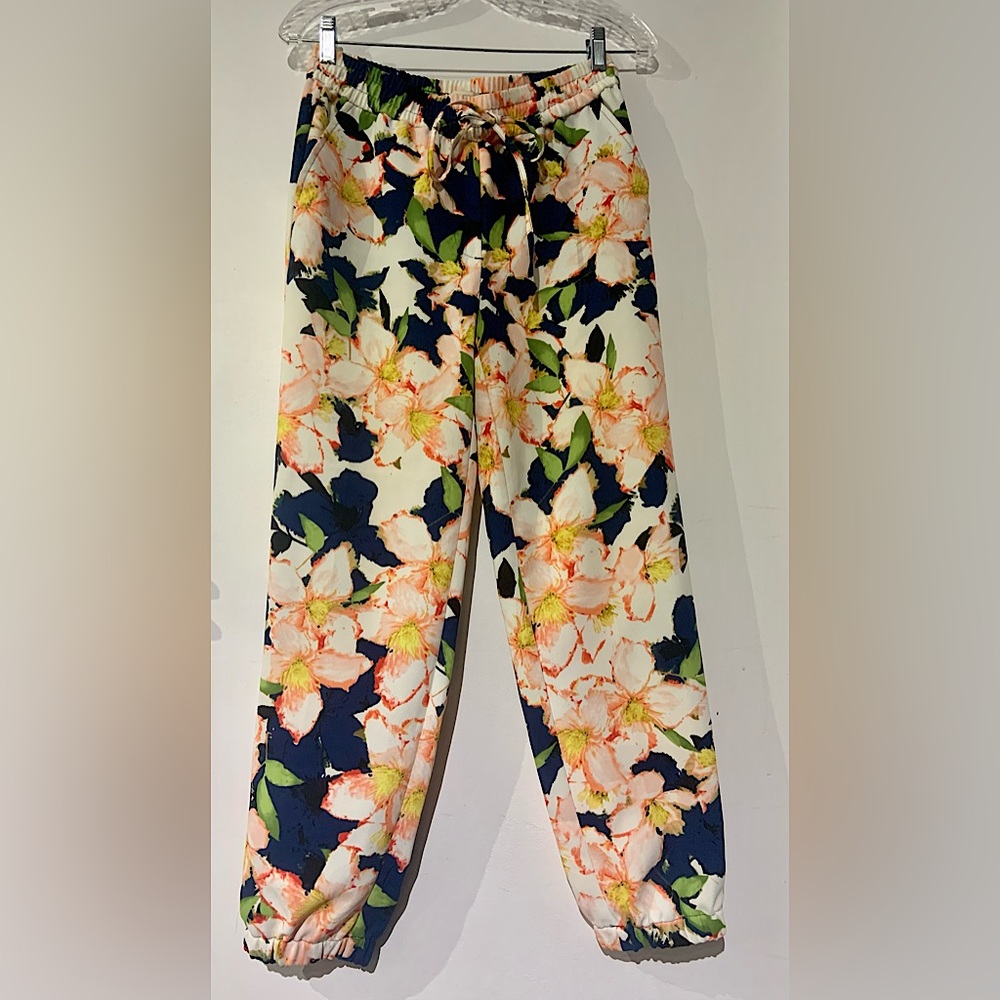 JCrew Factory Drawstring Floral Pant
